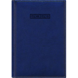 Naptár, tervező, A5, napi, DAYLINER, "Sherwood", kék
