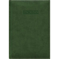 Naptár, tervező, A5, napi, DAYLINER, "Sherwood", zöld