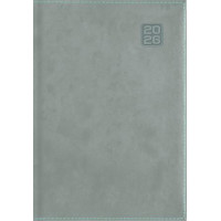 Naptár, tervező, B5, heti, DAYLINER "Square", szürkéskék