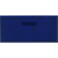 Zsebnaptár, fekvő elrendezésű, DAYLINER, "Sherwood", kék