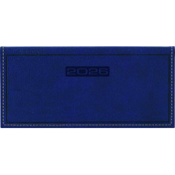 Zsebnaptár, fekvő elrendezésű, DAYLINER, "Sherwood", kék Zsebnaptár, fekvő elrendezésű, DAYLINER, "Sherwood", kék