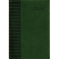Naptár, tervező, A5, napi, DAYLINER, "Tucson", zöld