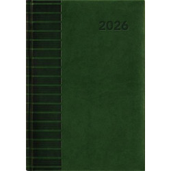 Naptár, tervező, A5, napi, DAYLINER, "Tucson", zöld