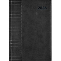 Naptár, tervező, B5, heti, DAYLINER, "Tucson", fekete