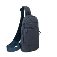 Hátitáska, keresztpántos (cross-body), RIVACASE "Galapagos 7711", sötétszürke Hátitáska, keresztpántos (cross-body), RIVACASE "Galapagos 7711", sötétszürke