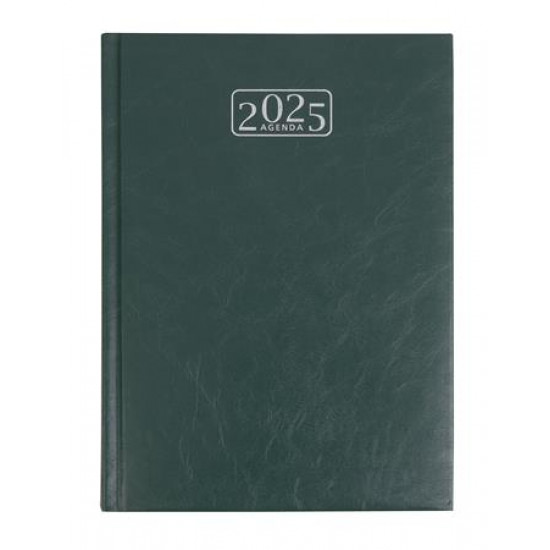 Naptár, tervező, A5, napi, VICTORIA OFFICE "Chrono", zöld (2024 évi)