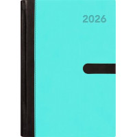 Naptár, tervező, A5, heti, DAYLINER, "Winner", kék