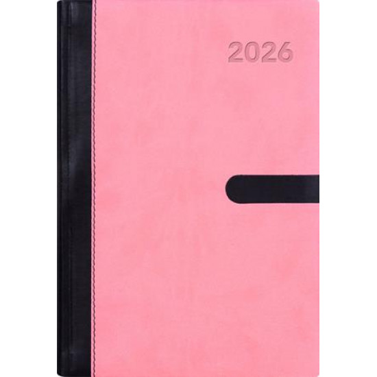 Naptár, tervező, A5, napi, DAYLINER, "Winner", pink Naptár, tervező, A5, napi, DAYLINER, "Winner", pink