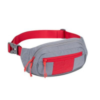 Övtáska, RIVACASE "5215 Mercantour", szürke-piros Övtáska, RIVACASE "5215 Mercantour", szürke-piros