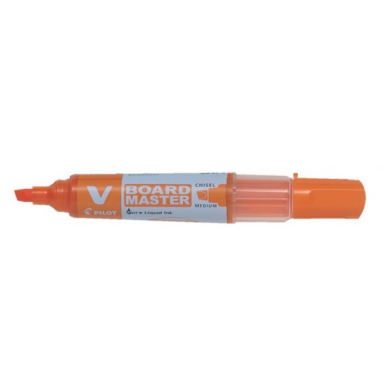 Táblamarker, 2,2-5,2 mm, vágott, PILOT "V-Board Master", narancssárga