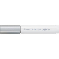 Dekormarker, 1,4 mm, PILOT "Pintor M", ezüst Dekormarker, 1,4 mm, PILOT "Pintor M", ezüst