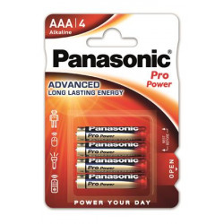 Elem, AAA mikro, 4 db, PANASONIC "Pro power" Elem, AAA mikro, 4 db, PANASONIC "Pro power"