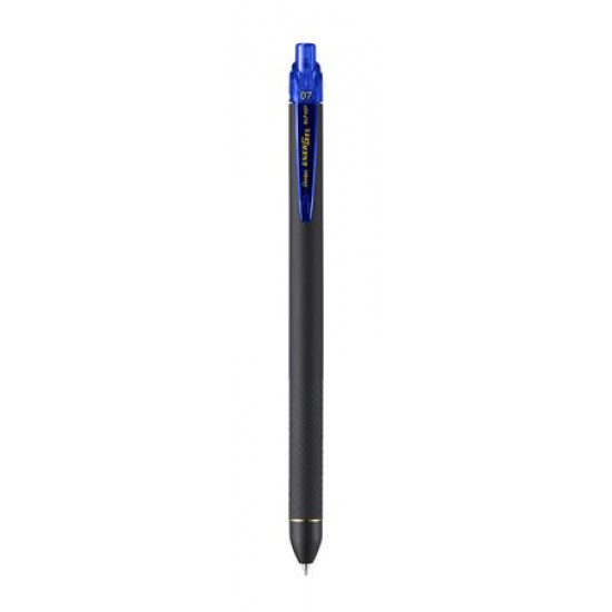 Zseléstoll, 0,35 mm, nyomógombos, PENTEL "EnerGelX BLP437 ", kék