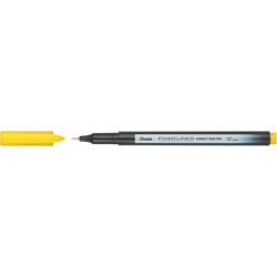Tűfilc, 0,4 mm, PENTEL "Pointliner", citromsárga