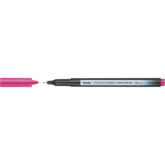 Tűfilc, 0,4 mm, PENTEL "Pointliner", rózsaszín