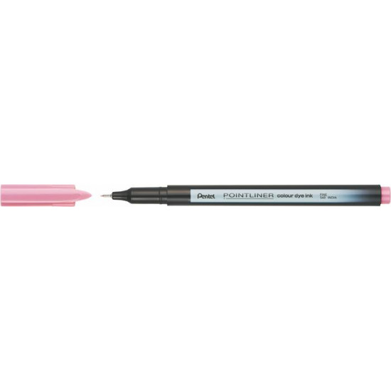 Tűfilc, 0,4 mm, PENTEL "Pointliner", babarózsaszín