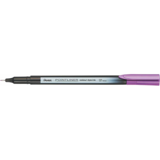 Tűfilc, 0,4 mm, PENTEL "Pointliner", mályvalila