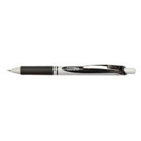 Zseléstoll, 0,35 mm, nyomógombos, PENTEL "EnerGelX BL77E", fekete