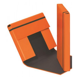 Gumis mappa, A4, 40 mm, karton, PAGNA "Trend", narancssárga Gumis mappa, A4, 40 mm, karton, PAGNA "Trend", narancssárga