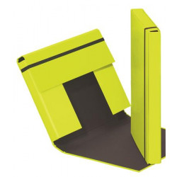 Gumis mappa, A4, 40 mm, karton, PAGNA "Trend", lime zöld Gumis mappa, A4, 40 mm, karton, PAGNA "Trend", lime zöld