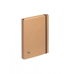 Gumis mappa, A4, 40 mm, nátronpapír, PAGNA "Pur", barna Gumis mappa, A4, 40 mm, nátronpapír, PAGNA "Pur", barna