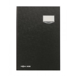 Aláírókönyv, A4, 20 rekeszes, karton, PAGNA, fekete Aláírókönyv, A4, 20 rekeszes, karton, PAGNA, fekete