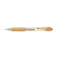 Zseléstoll, 0,32 mm, nyomógombos, PILOT "G-2 Metallic", arany Zseléstoll, 0,32 mm, nyomógombos, PILOT "G-2 Metallic", arany