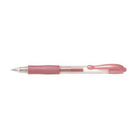 Zseléstoll, 0,32 mm, nyomógombos, PILOT "G-2 Metallic", rózsaszín Zseléstoll, 0,32 mm, nyomógombos, PILOT "G-2 Metallic", rózsaszín