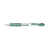 Zseléstoll, 0,32 mm, nyomógombos, PILOT "G-2 Metallic", zöld Zseléstoll, 0,32 mm, nyomógombos, PILOT "G-2 Metallic", zöld