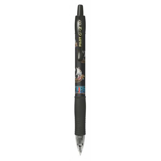 Zseléstoll, 0,32 mm, nyomógombos, PILOT "G-2 One Piece", fekete