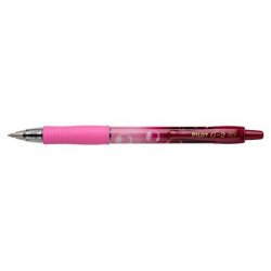 Zseléstoll, 0,32 mm, nyomógombos, PILOT "G-2 Pink Bubble", kék