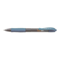 Zseléstoll, 0,32 mm, nyomógombos, PILOT "G-2", világoskék Zseléstoll, 0,32 mm, nyomógombos, PILOT "G-2", világoskék