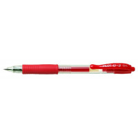 Zseléstoll, 0,25 mm, nyomógombos, PILOT "G-2", piros Zseléstoll, 0,25 mm, nyomógombos, PILOT "G-2", piros