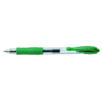 Zseléstoll, 0,25 mm, nyomógombos, PILOT "G-2", zöld Zseléstoll, 0,25 mm, nyomógombos, PILOT "G-2", zöld