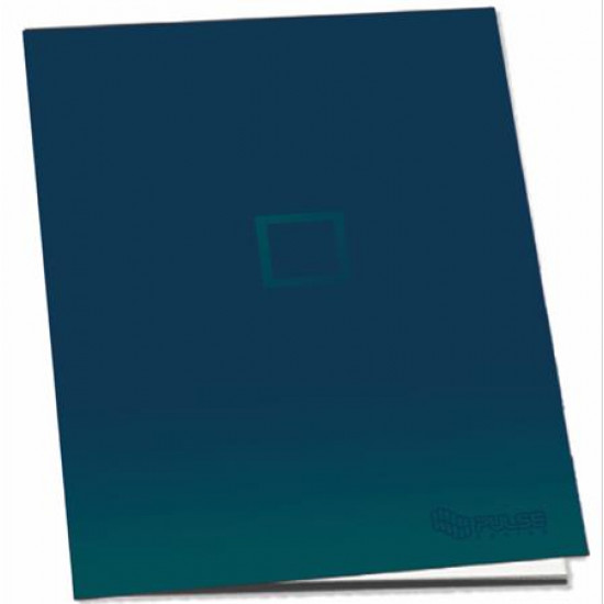 Füzet, tűzött, A4, kockás, 52 lap, PULSE "Dark Colours"