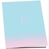 Füzet, tűzött, A5, kockás, 52 lap, PULSE "Pastel Colours" Füzet, tűzött, A5, kockás, 52 lap, PULSE "Pastel Colours"