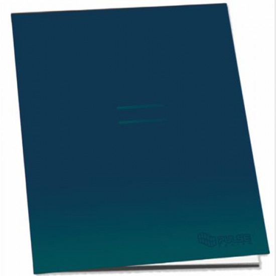 Füzet, tűzött, A5, vonalas, 52 lap, PULSE "Dark Colours"