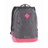 Hátizsák, notebook tartóval, PULSE "Bicolor", szürke-pink Hátizsák, notebook tartóval, PULSE "Bicolor", szürke-pink