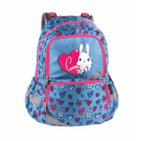 Hátizsák, anatómiai, PULSE "Anatomic Little Rabbit", kék-rózsaszín Hátizsák, anatómiai, PULSE "Anatomic Little Rabbit", kék-rózsaszín