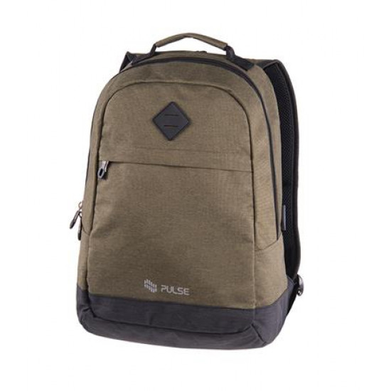 Hátizsák, notebook tartóval, PULSE "Bicolor Olive", zöld