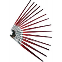 Ecset, no. 9, fa, PULSE, kerek Ecset, no. 9, fa, PULSE, kerek