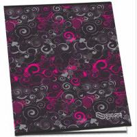 Füzet, tűzött, A5, kockás, 52 lap, PULSE "Girls" Füzet, tűzött, A5, kockás, 52 lap, PULSE "Girls"