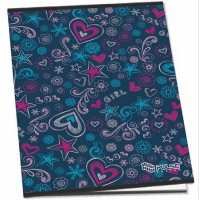 Füzet, tűzött, A5, vonalas, 52 lap, PULSE "Girls" Füzet, tűzött, A5, vonalas, 52 lap, PULSE "Girls"