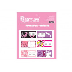 Füzetcímke, 30 db, PULSE, "Girls"