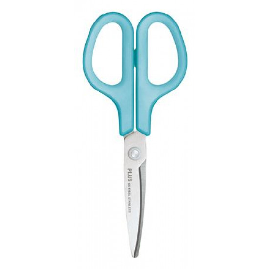 Olló, általános, balkezes, 17,5 cm, PLUS "Fitcut Curve", világoskék