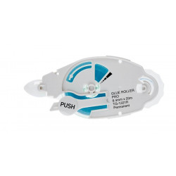 Ragasztó roller utántöltő kazetta, 8,4mm x 20 m, PLUS