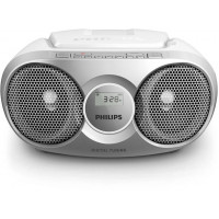 Rádió, CD-lejátszóval, PHILIPS "AZ215", ezüst