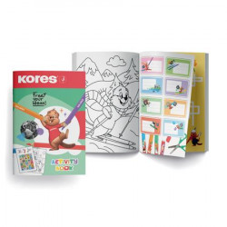 Foglalkoztató füzet, gyerekeknek, A5, KORES "Kastor" Foglalkoztató füzet, gyerekeknek, A5, KORES "Kastor"