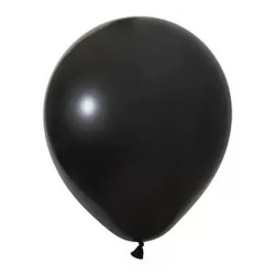 Léggömb, 30cm, "Balonevi", fekete