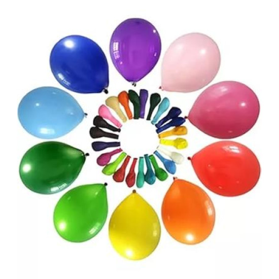 Léggömb, 30cm, "Balonevi", vegyes színek